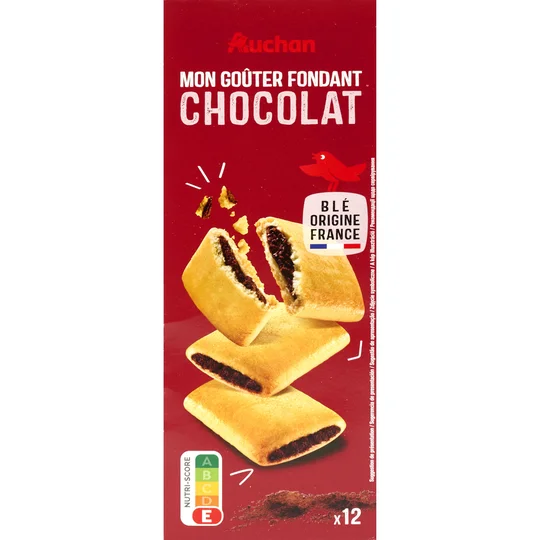 Goûters fondants fourrés au chocolat