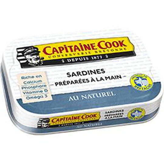 Sardines au naturel
