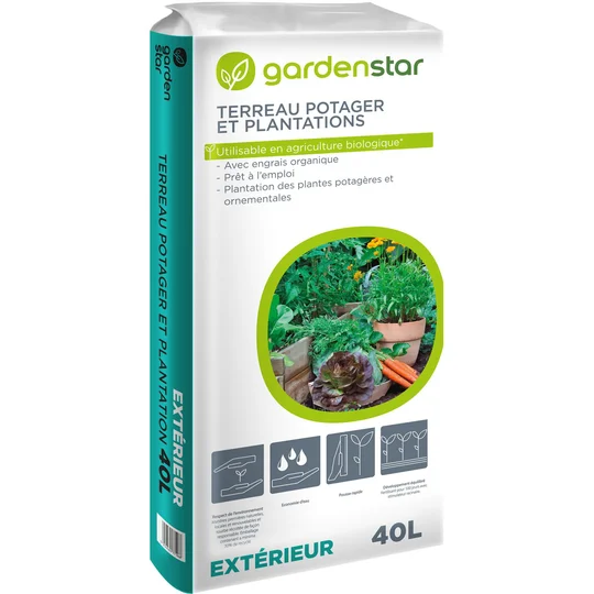 Terreau potager et plantation UAB 40L