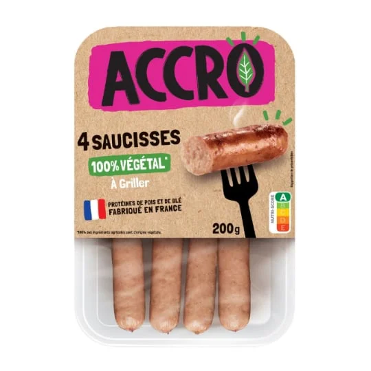 Saucisse 100% Végétal Frais