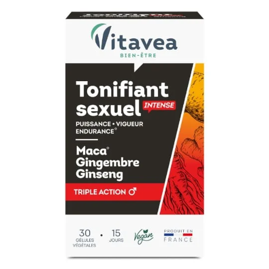 Tonifiant sexuel intense - Maca gingembre ginseng