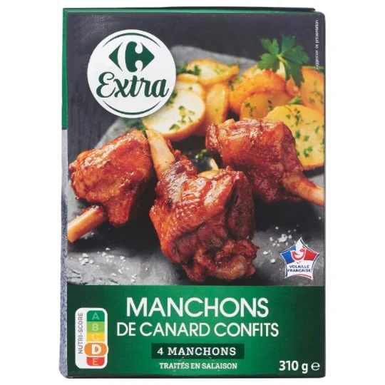 Manchons de canard confits