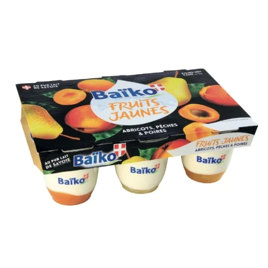 Yaourt fruits jaunes