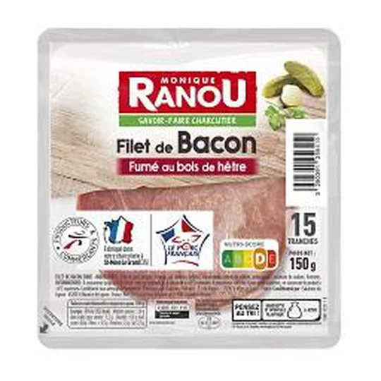 Filet de bacon fumé au bois de hêtre