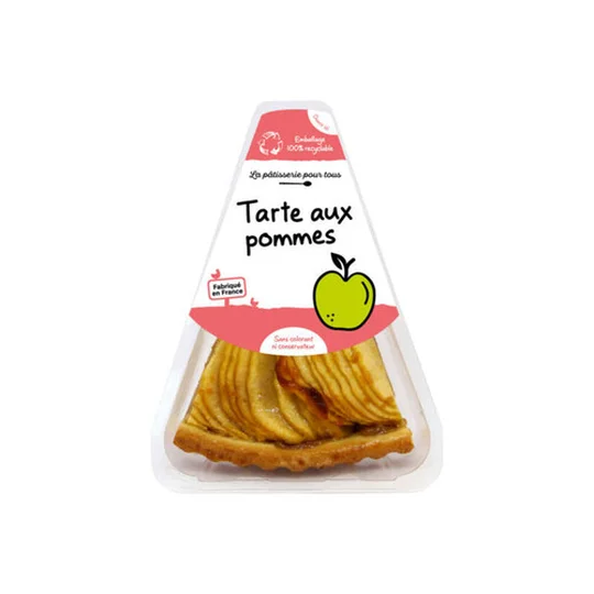 Part de tarte aux pommes