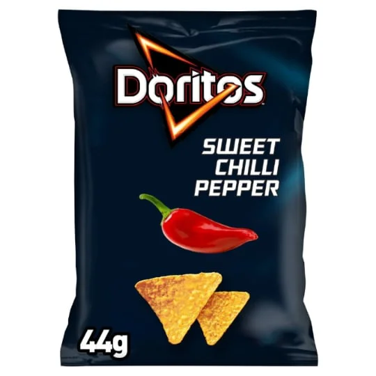 Tortilla chips maïs saveur sweet chili pepper