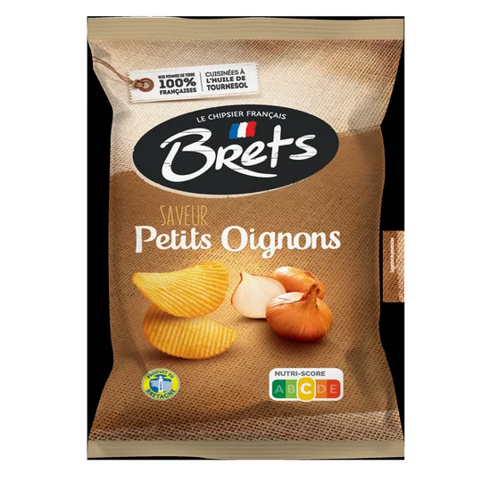 Chips ondulées saveur petits oignons