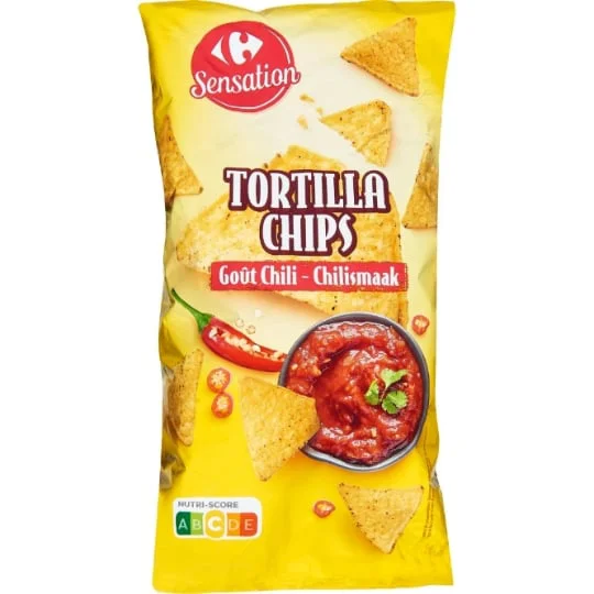 Tortilla chips goût chili