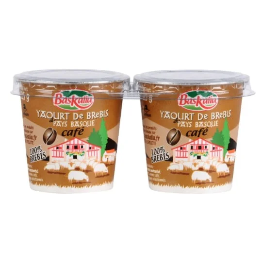 Yaourt de brebis café