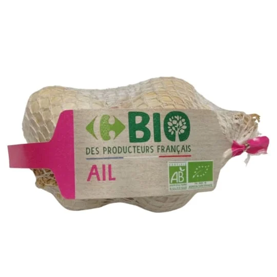 Ail blanc 3 têtes Bio