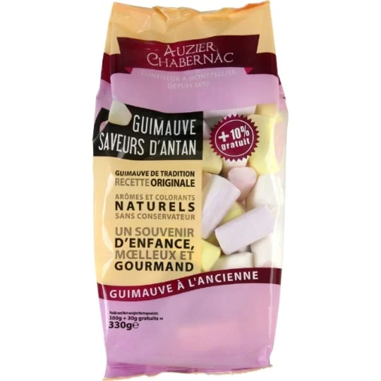 Bonbons guimauve saveurs d'antan
