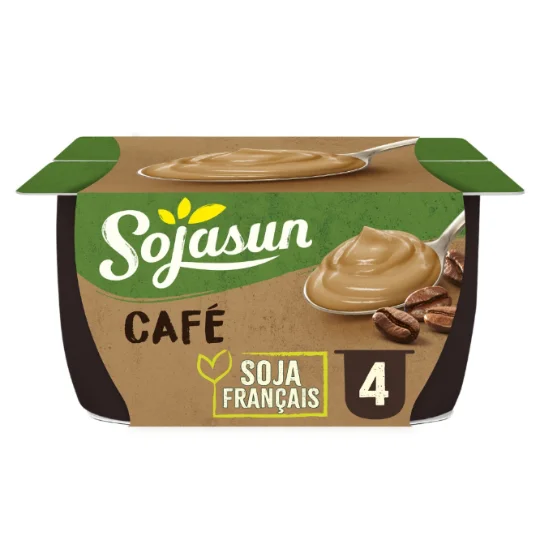 Dessert végétal soja café