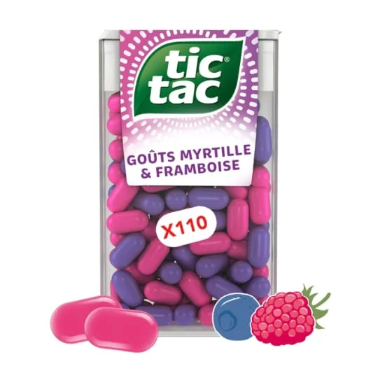 Bonbons framboise et myrtille