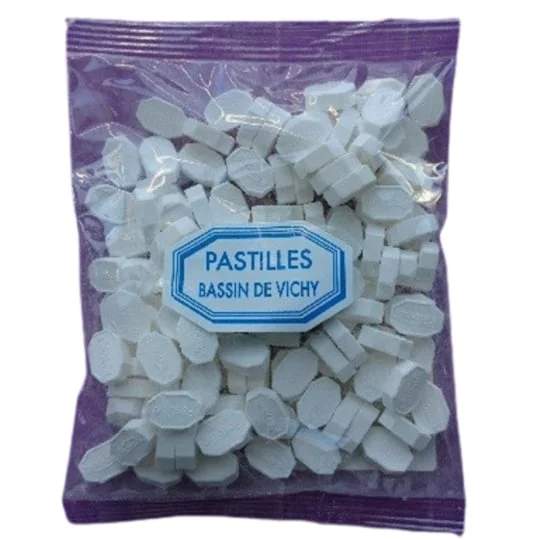 Bonbons mini pastilles du Bassin de Vichy, saveur menthe