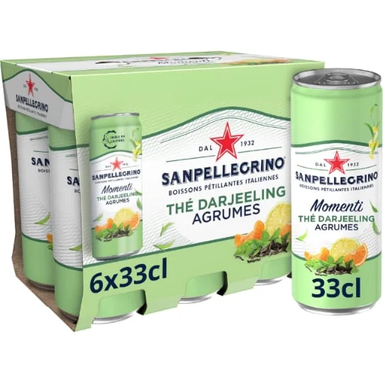 Eau gazeuse Aromatisée thé citron