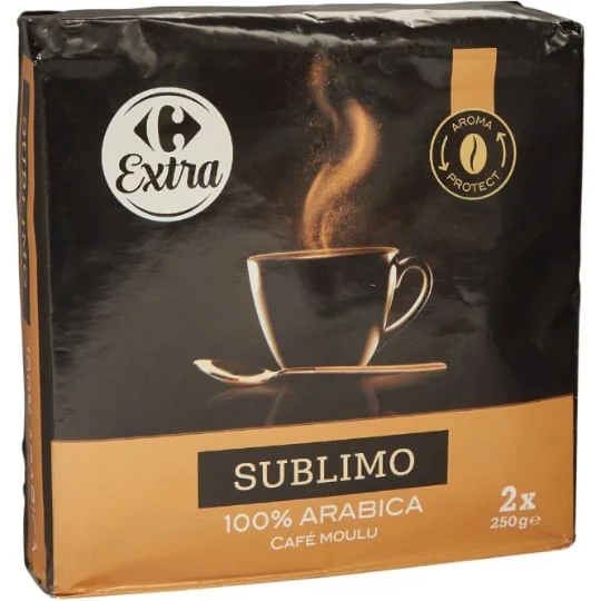 Café moulu 100% arabica