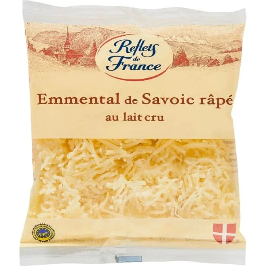 Fromage Râpé Emmental Au Lait Cru IGP