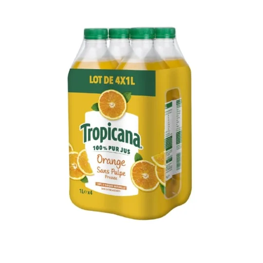 Jus d'orange Sans pulpe