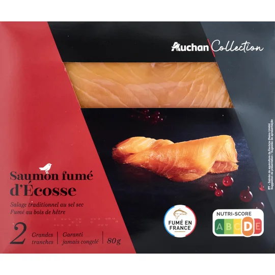 Saumon fumé d'Ecosse label rouge