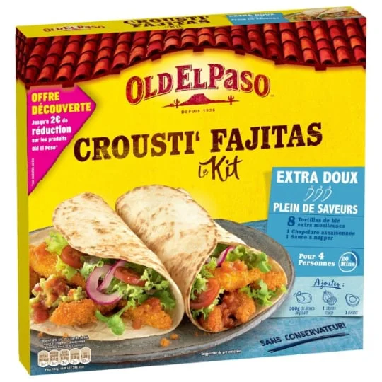 Kit pour crousti'fajitas extra doux