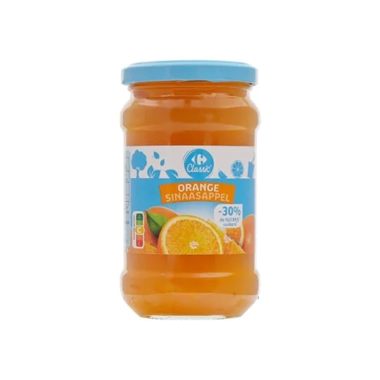 Marmelade orange allégée en sucres