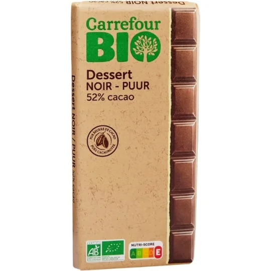 Chocolat noir dessert