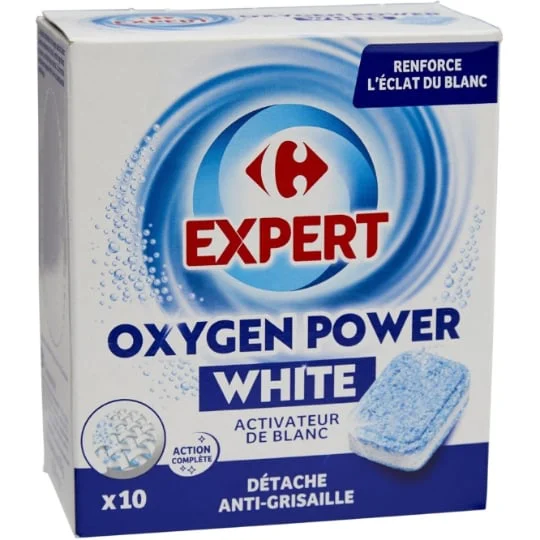 Tablettes activateur linge blanc