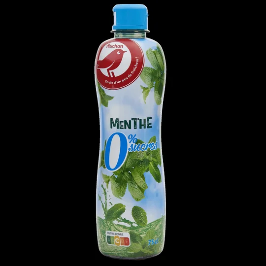 Sirop de menthe 0% de sucre