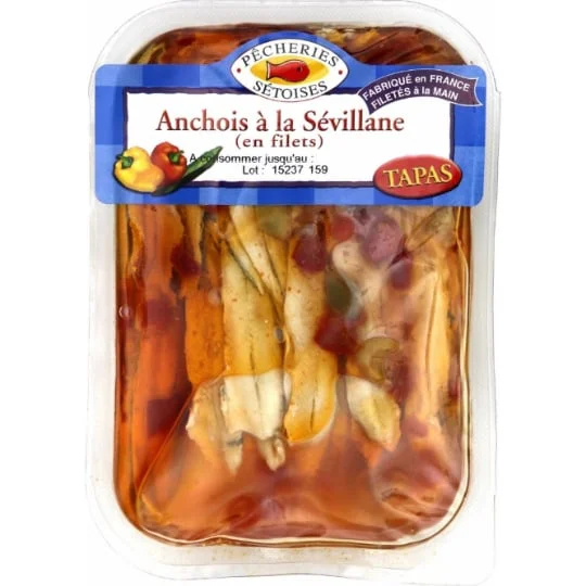 Filets d'anchois à la Sévillane