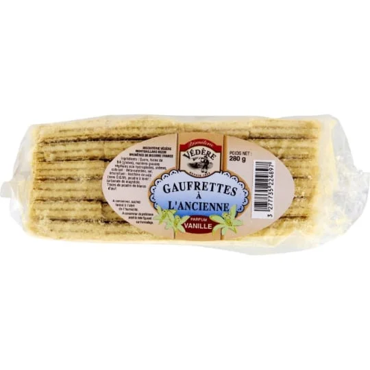 Gaufrettes parfum vanille