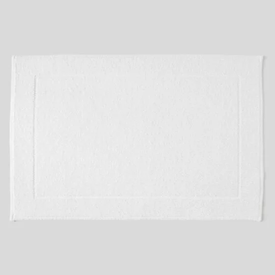 Maison Tapis De Bain Nid D'Abeille, Blanc