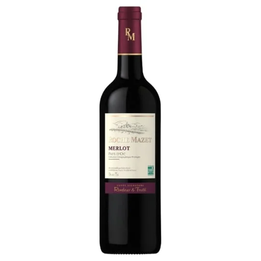 Vin Rouge Languedoc Roussillon I.G.P Pays d'OC MERLOT