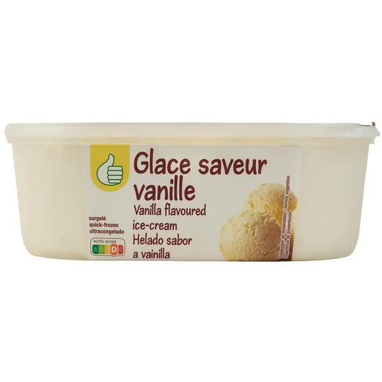 Glace saveur vanille