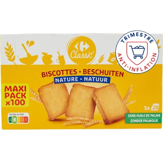 Biscottes nature
