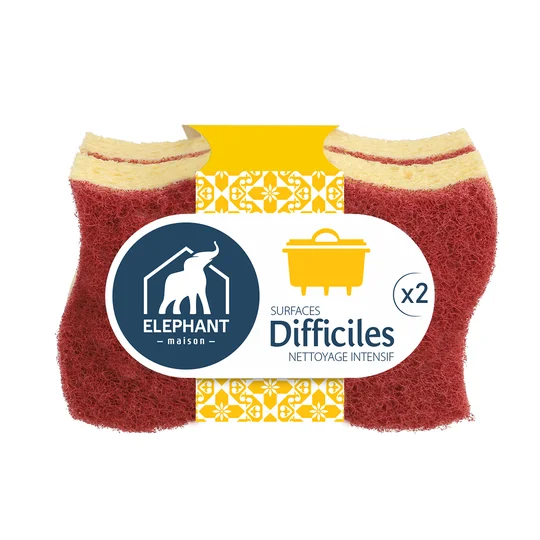 Eponge grattant surfaces difficiles