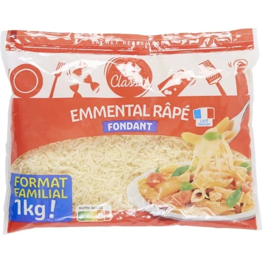 Emmental français râpé fondant