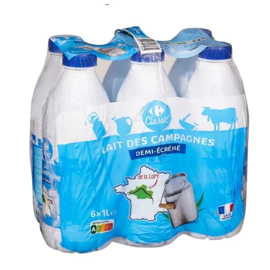 Lait demi-écrémé
