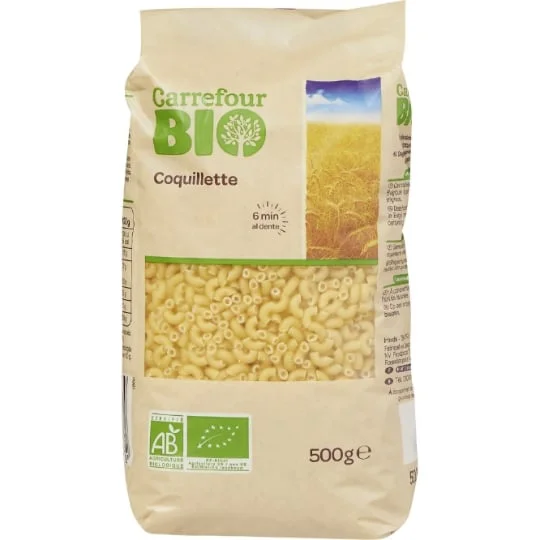 Pâtes coquillettes Bio