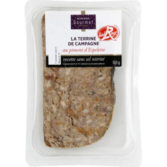 Terrine de campagne au piment d'Espelette