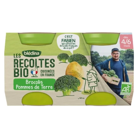 Petit pot bébé brocolis pommes de terre - dès 4-6 mois