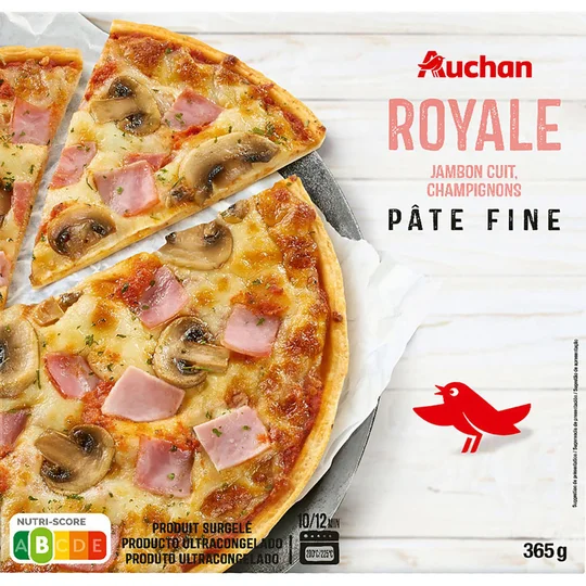 Pizza pâte fine Régina