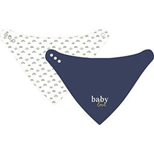 Bavoirs bandana fermeture pression