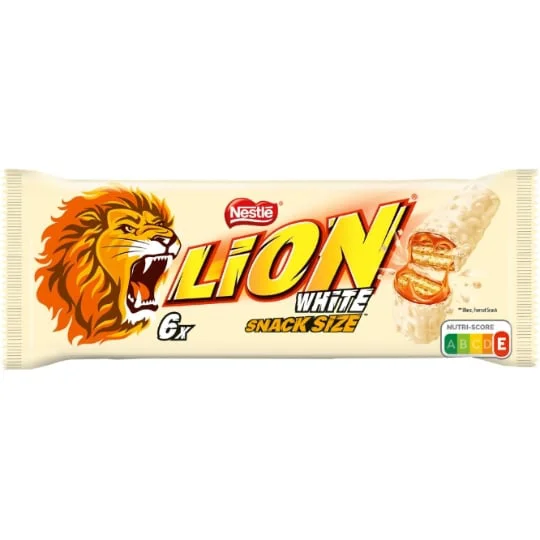 Barres chocolatées blanc caramel et céréales