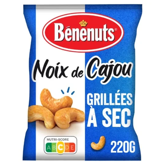 Noix de cajou grillées à sec