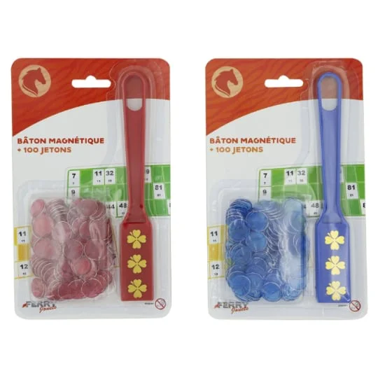 Bâton magnétique et 100 jetons