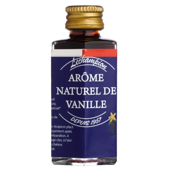 Préparation culinaire arôme naturel vanille