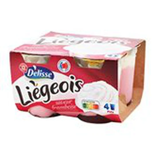 Desserts Liégois Framboise