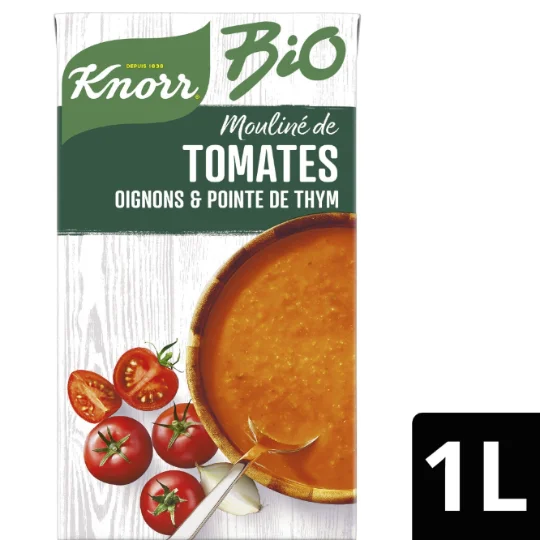 Soupe Moulinée de Tomates Oignons bio