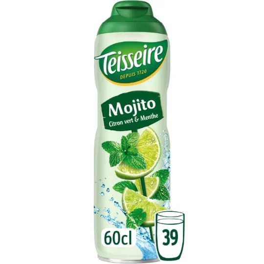 Sirop mojito vert et de menthe