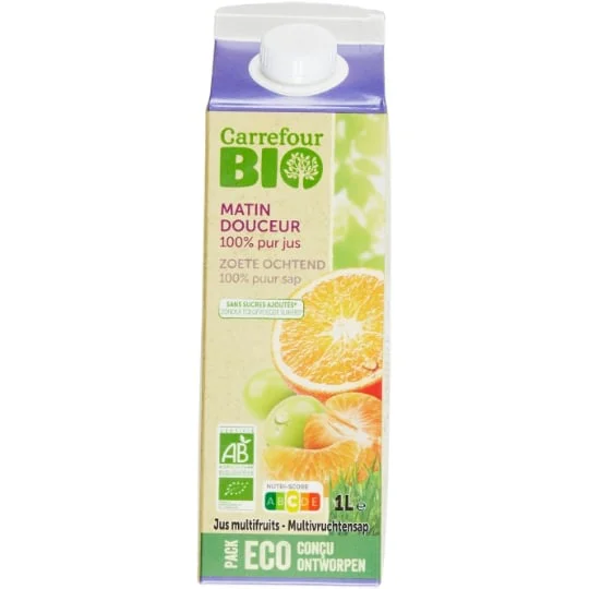 Jus de fruits bio Matin Douceur